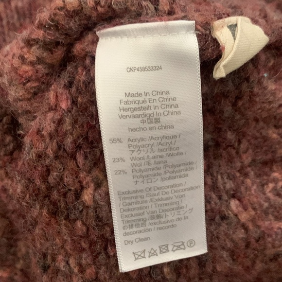 Madewell Velvet Bow Pullover Sweater Size Small - Picture 8 of 9